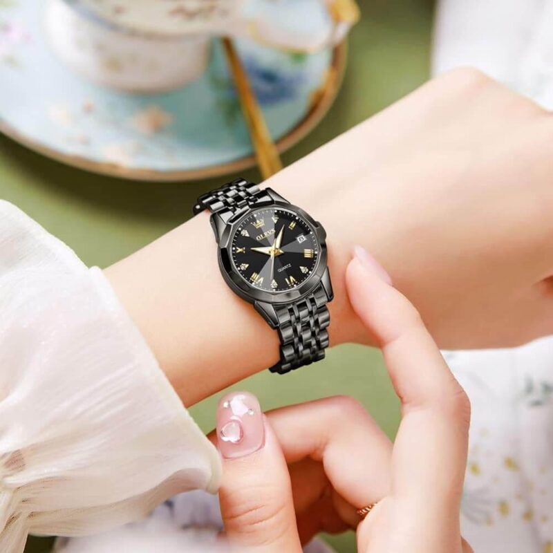 Premium Luminous Ladies Watch (Black)