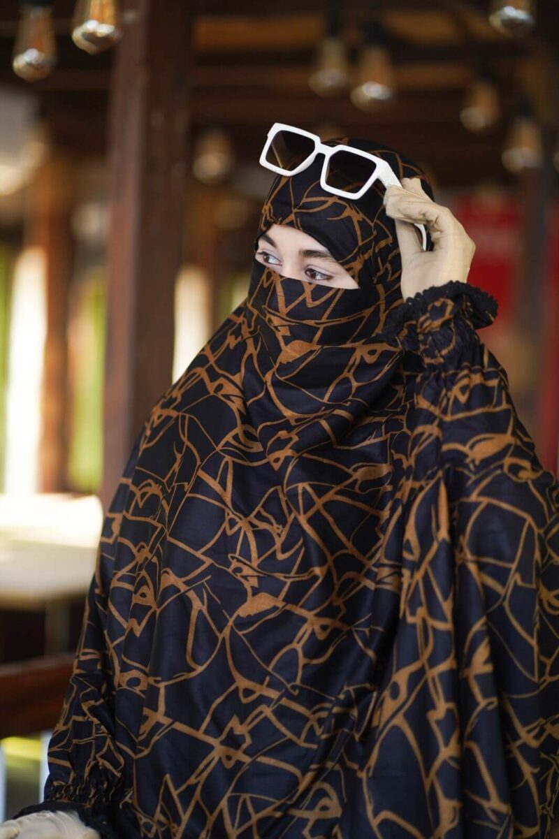 Elegant Palazzo long Khimar Set - Image 2