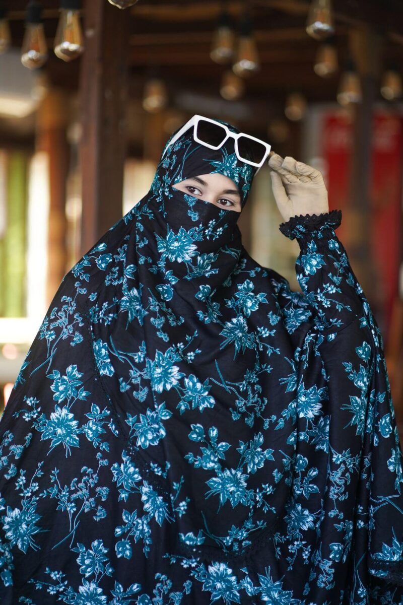 Elegant Palazzo long Khimar Set - Image 2