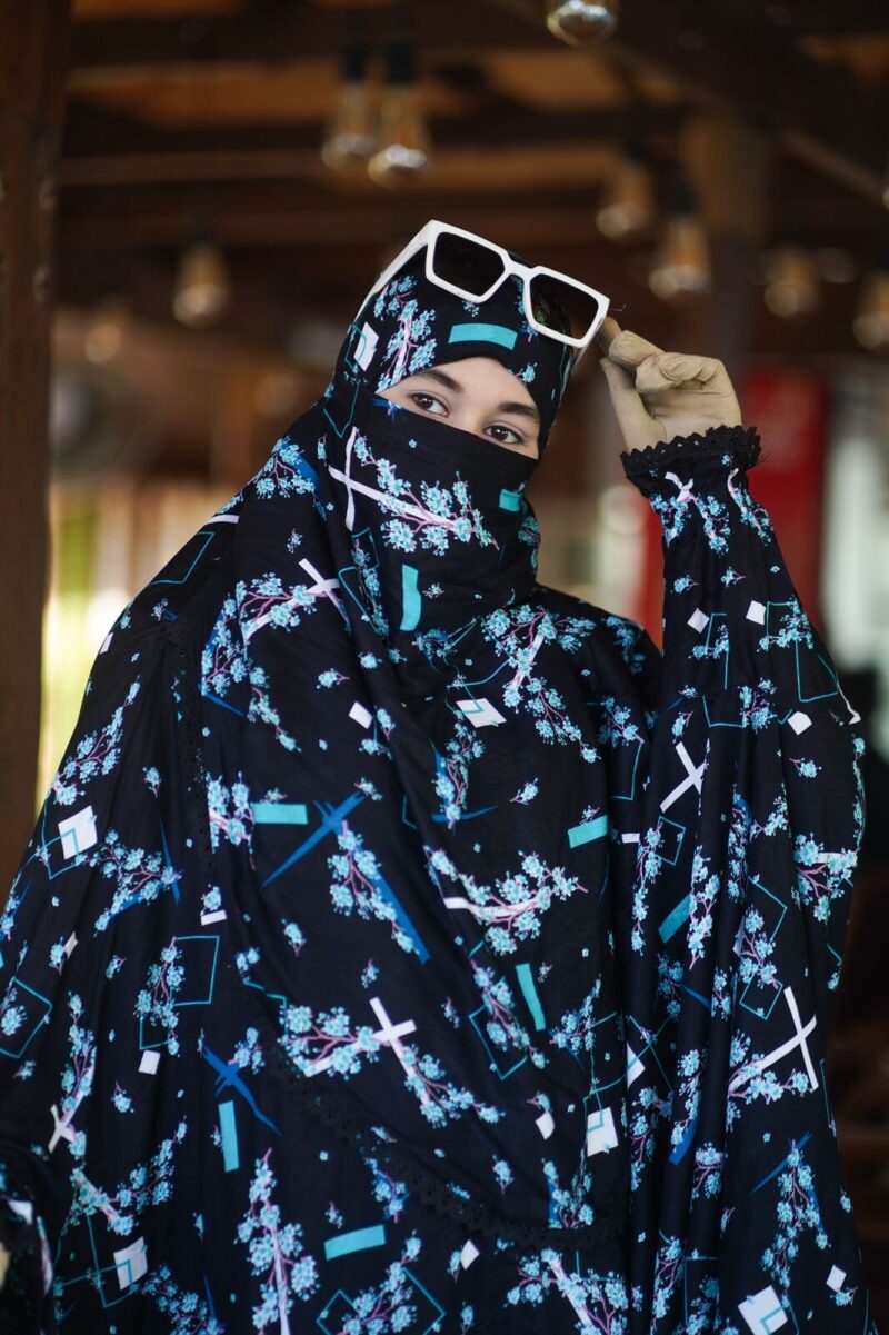 Elegant Palazzo long Khimar Set - Image 2