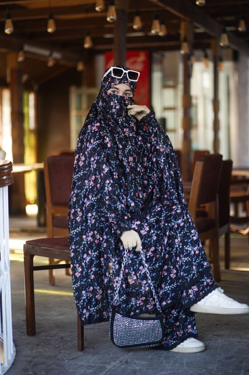 Elegant Palazzo long Khimar Set